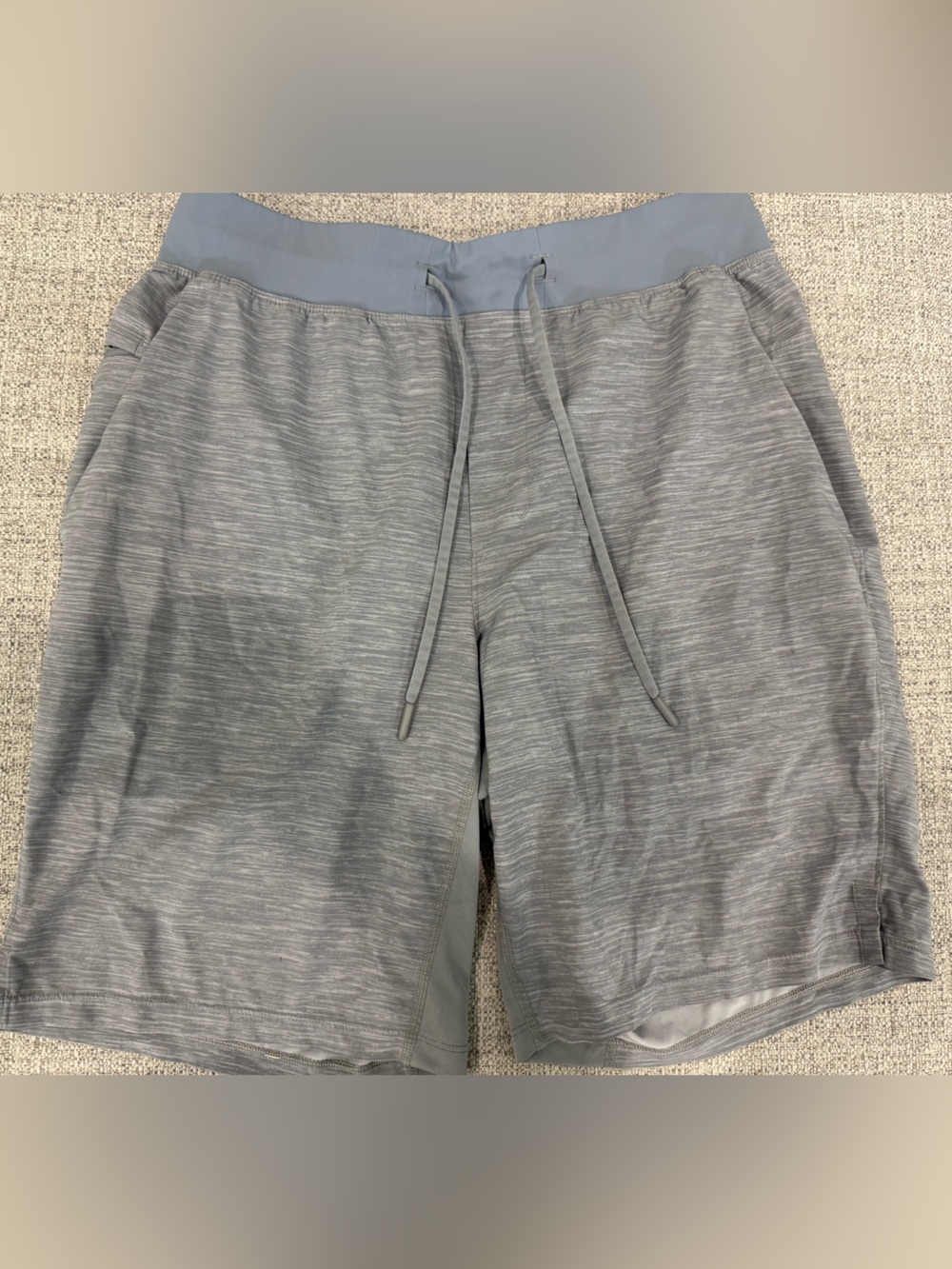 lululemon athletica Men's Heather Gray Athletic Shorts